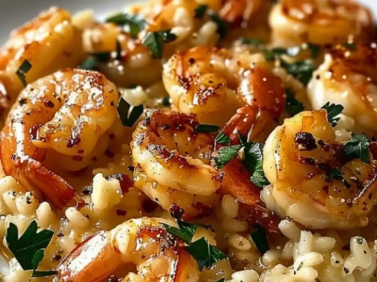 Easy Parmesan Prawn Risotto Recipe for Dinner Tonight!