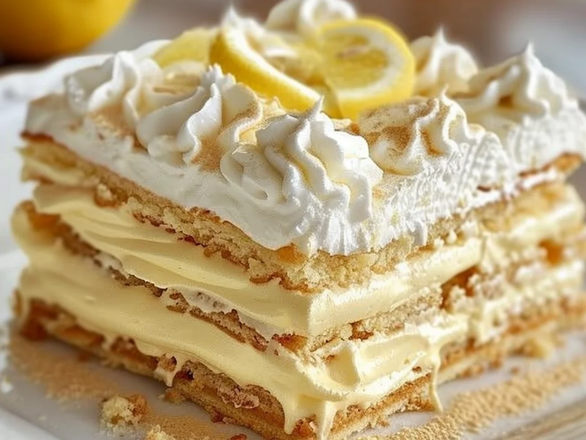 Lemon Éclair Cake: Discover the Zesty Delight Today!