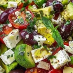 Easy Avocado & Feta Greek Salad: A Refreshing Delight! 2 recipe 1751251488429