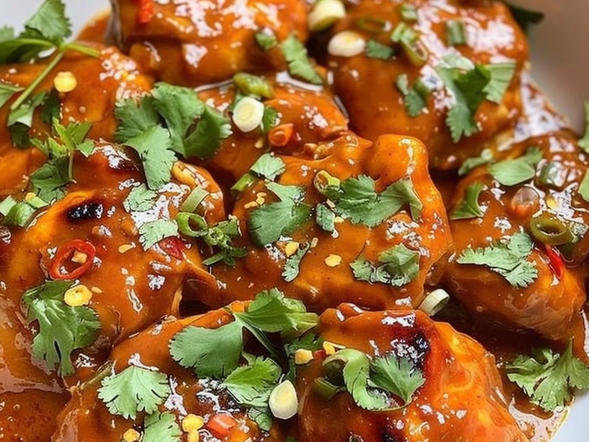 Easy Slow Cooker Satay Chicken Recipe That Delights!