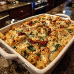 ingredients for One Pot Tuscan Chicken Rigatoni Recipe