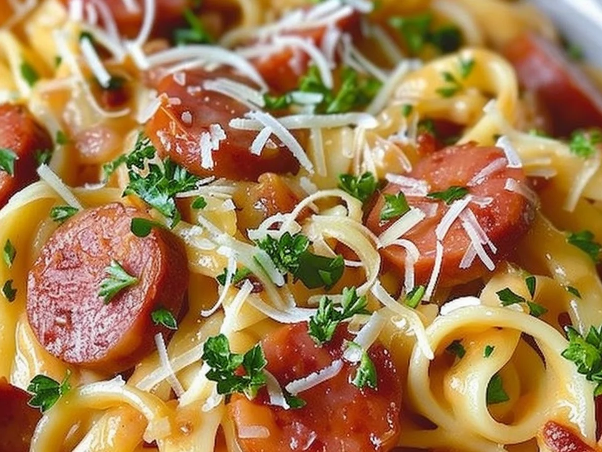 One Pot Kielbasa Pasta: Quick, mouth-watering, and Easy!