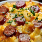 Kielbasa Sausage Cheesy Potato Casserole That Delights! 2 recipe 1751812786799