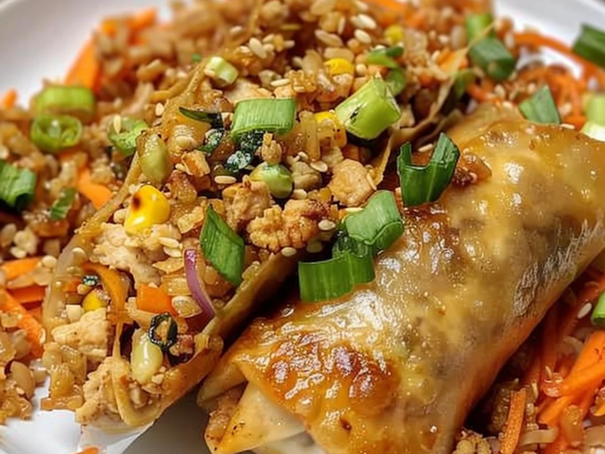 Veggie-Packed Turkey Egg Roll: A Healthy Delight Awaits!