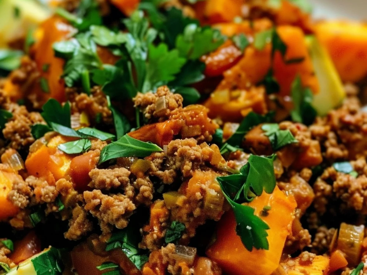Ground Turkey Sweet Potato Skillet: A flavorful, Healthy Meal!