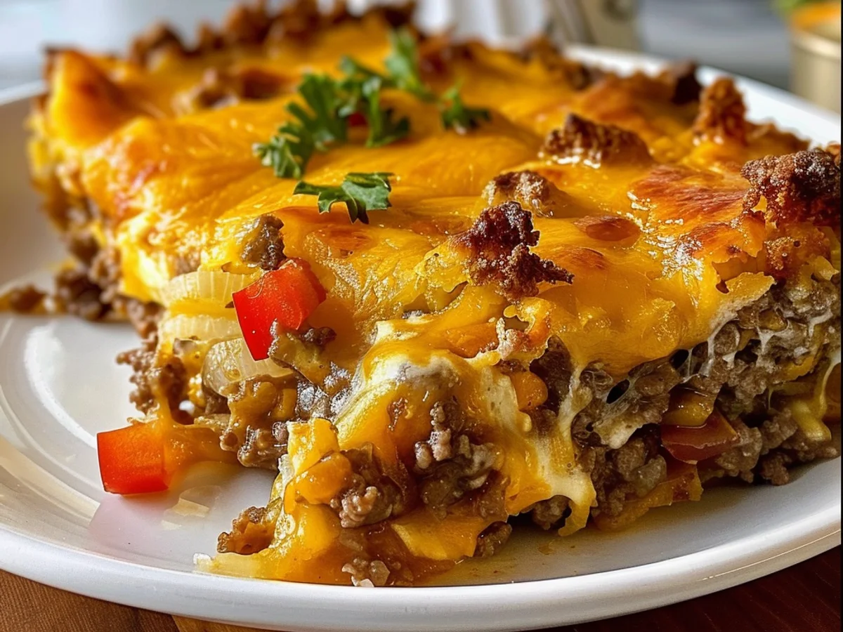 Irresistible Hamburger Hashbrown Bake for Cozy Nights
