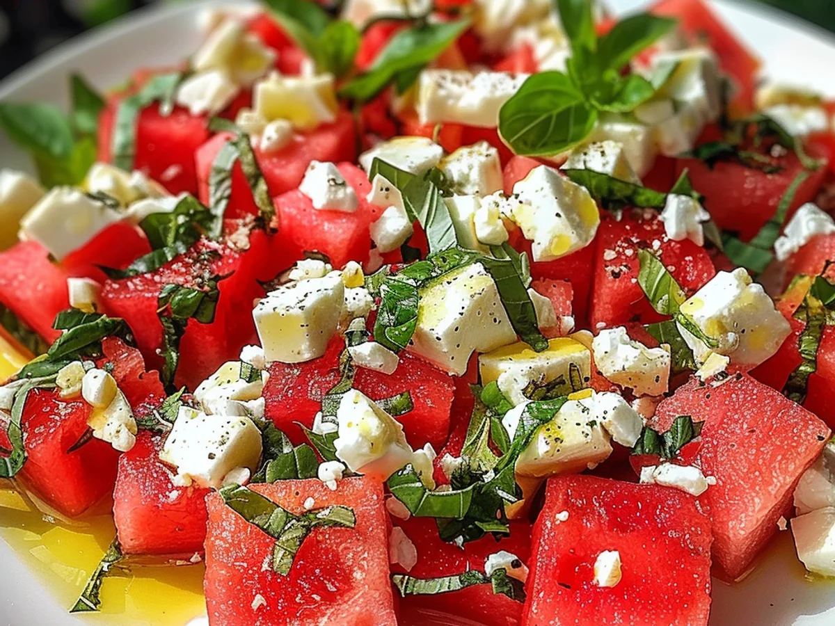 5 Minute Watermelon Feta Salad That Will Refresh You!