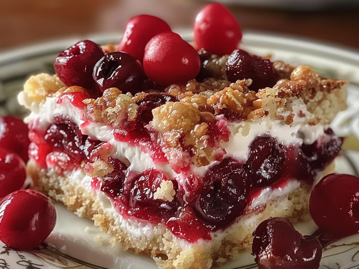 Cherry Pretzel Squares Recipe: A Sweet Twist Awaits!