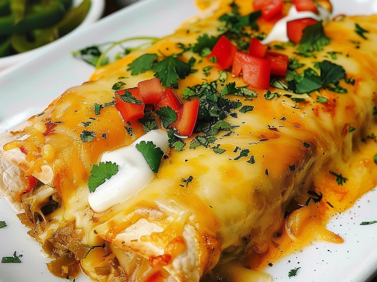 Chicken & Cheese Enchiladas With Green Chili Delight You!