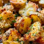 Garlic Parmesan Smashed Potatoes: Crispy & Easy Treat! 2 recipe 1755260938295
