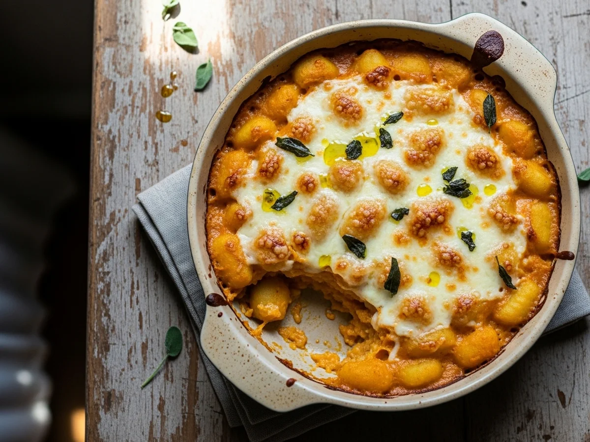 Pumpkin Gnocchi Bake: A Cozy Comfort Food Delight!