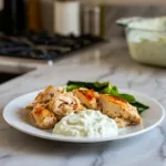 Dump and Bake Chicken Tzatziki: Easy Weeknight Meal 6 dump and bake chicken tzatziki featured 1