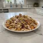 easy caramel apple puppy chow featured