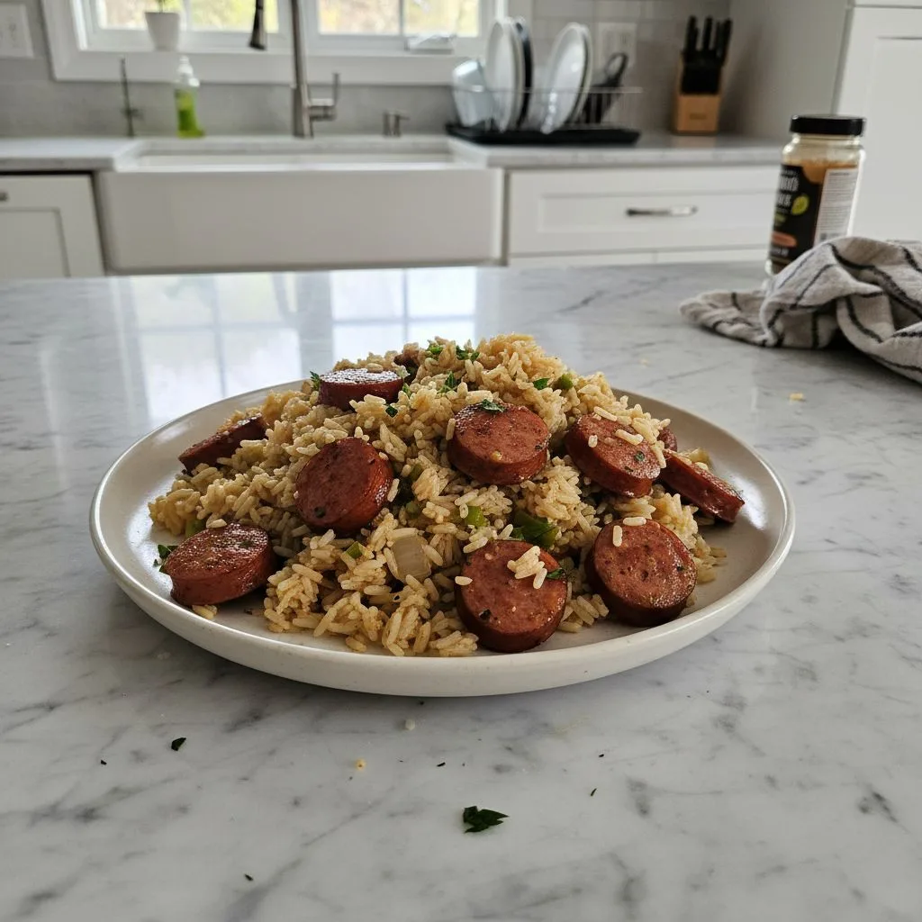 Easy Kielbasa and Rice Recipe: Quick Skillet Dinner