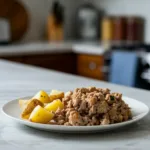ground turkey with potatoes featured