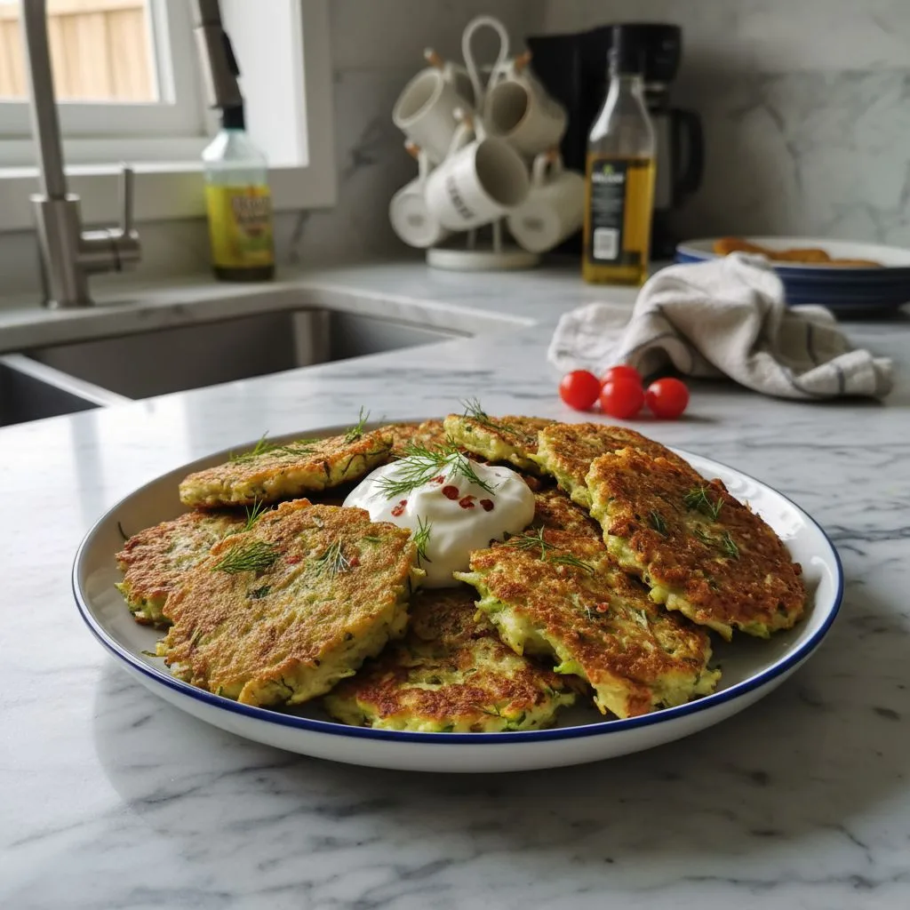 Irresistible Zucchini Fritters: Crispy, Savory Bites