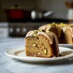 pistachio coffee cake featured