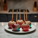 rainbow candy apples featured