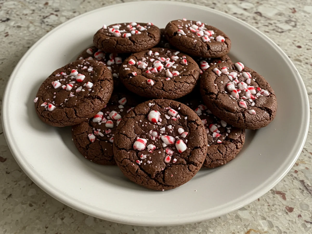 Chocolate Peppermint Cookies That Melt in Your Mouth!