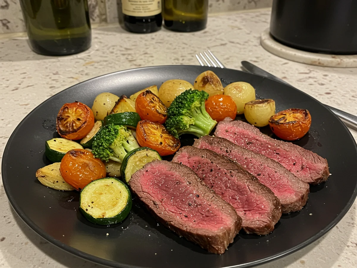 Roasted Veg With Steak: A Flavorful Dinner Delight!