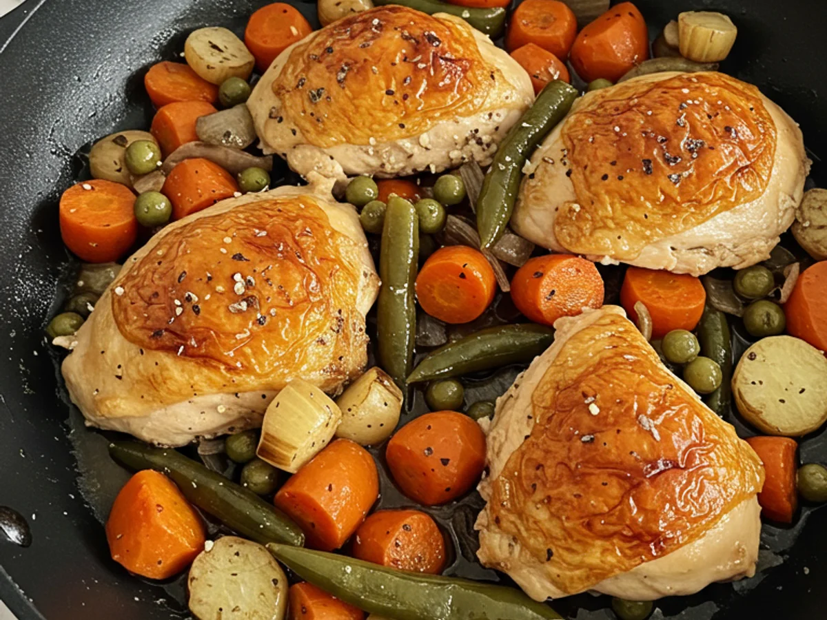 Autumn Harvest Chicken Skillet: Your Cozy One-Pan Meal!