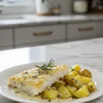 Cod & Potatoes in Rosemary Cream Sauce: A pleasant Dish! 2 recipe 1758468275232