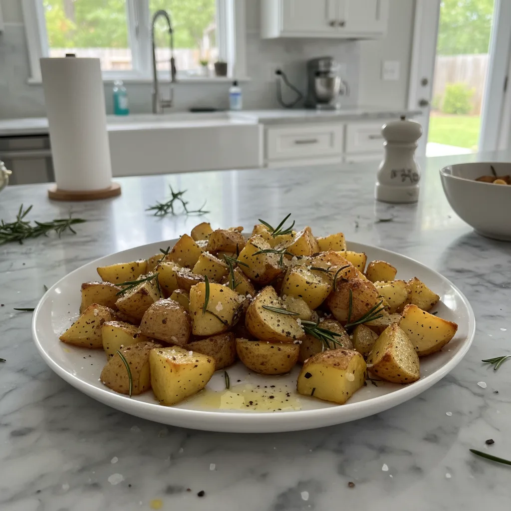 Crispy Air Fryer Roasted Potatoes with Rosemary