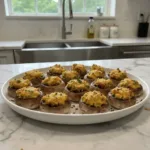 Simple Cheesy Stuffed Mushrooms Recipe 6 cheesy stuffed mushrooms recipe featured