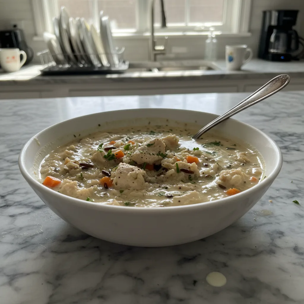 Hearty Creamy Chicken and Wild Rice Soup: A Family Favorite