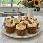 fall baby shower cupcakes featured
