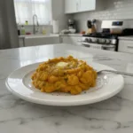 garlic herb mashed butternut squash featured