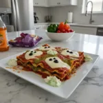 Ghostly Lasagna: Spooky Halloween Dinner Idea 6 ghostly lasagna spooky halloween dinner idea featured