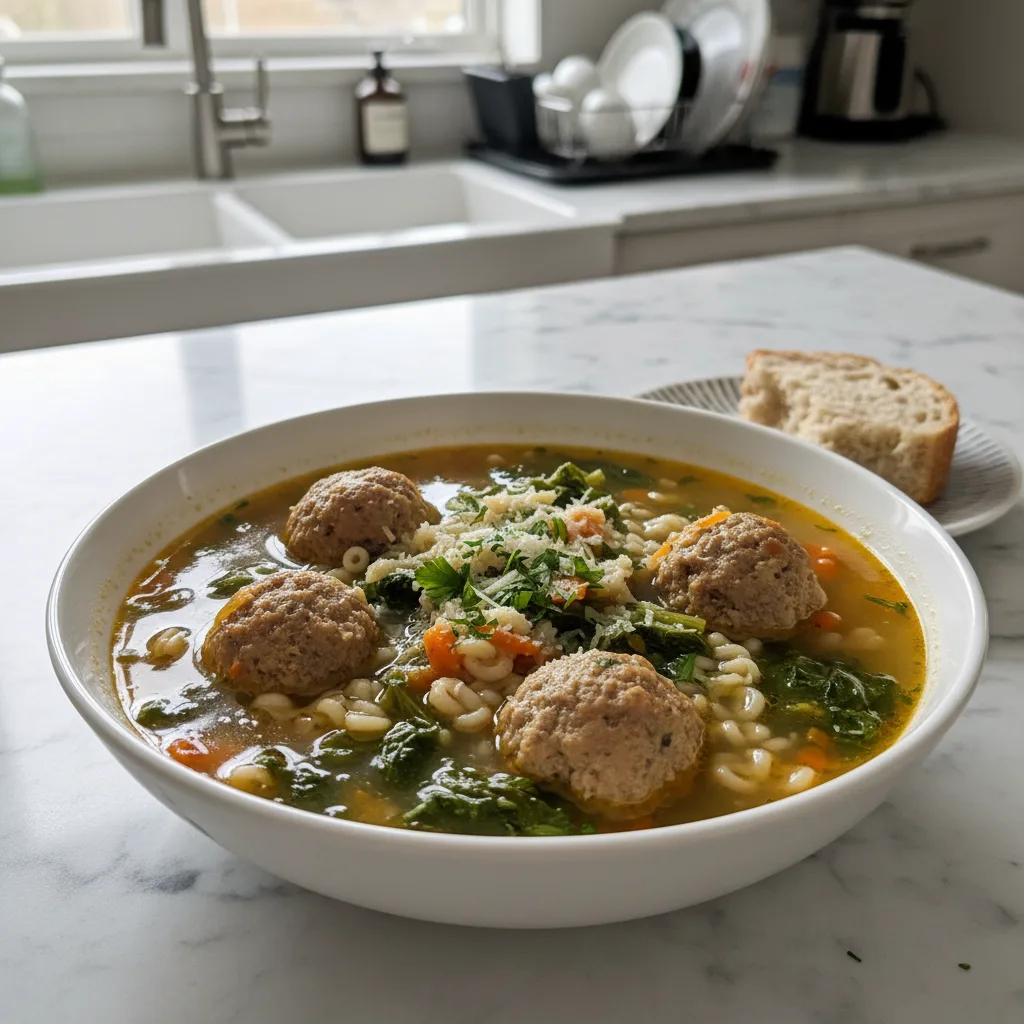 Wholesome Italian Wedding Soup: Turkey-Fennel Meatballs