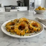 parmesan herb roasted acorn squash featured