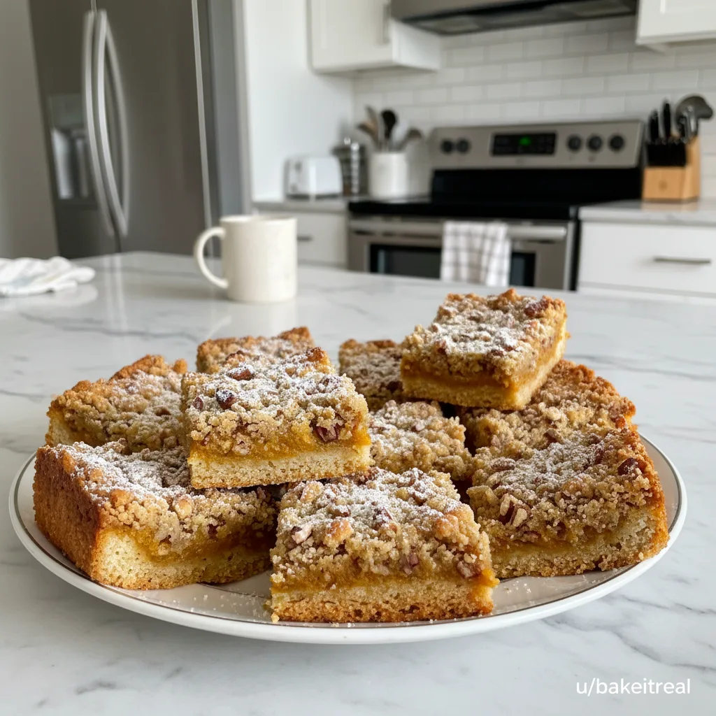 Homestyle Pumpkin Pecan Streusel Bars: Easy Autumn Treat