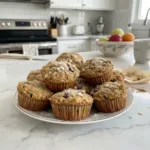 banana oat zucchini muffins featured