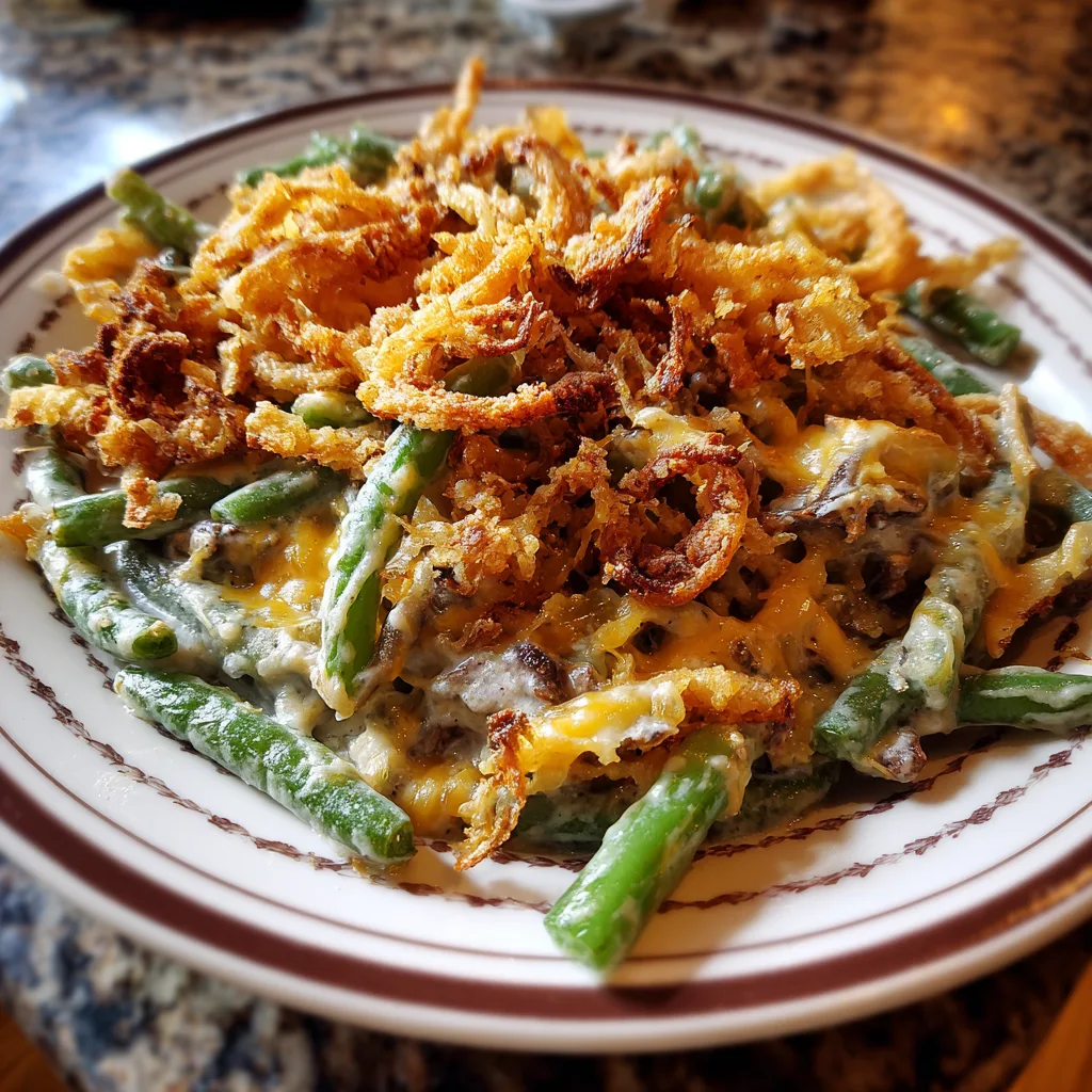 Homestyle Creamy Green Bean Casserole: A Classic
