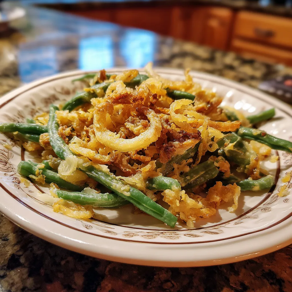 Homestyle Southern Green Bean Casserole for Thanksgiving