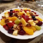 christmas fruit salad featured