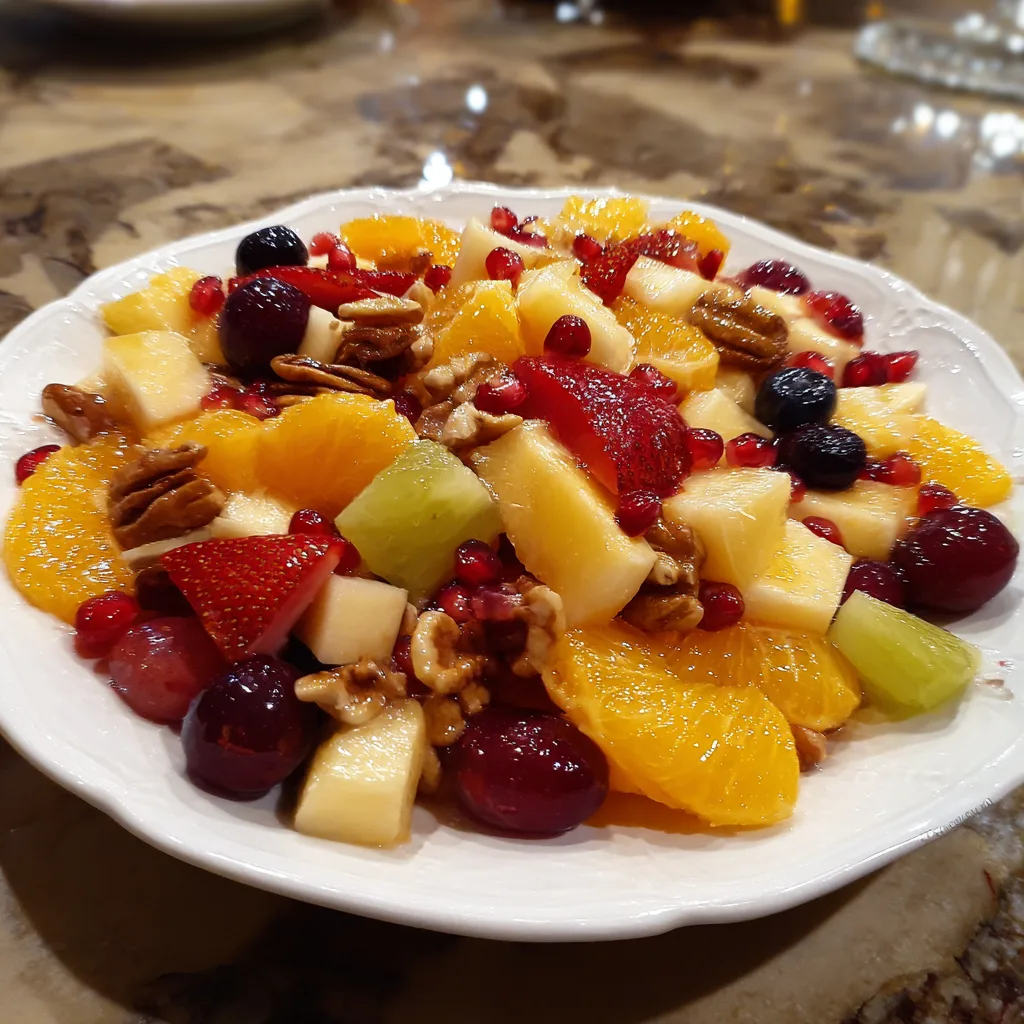 Fresh Christmas Fruit Salad: Holiday Brightness