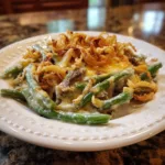 classic green bean casserole side dish featured