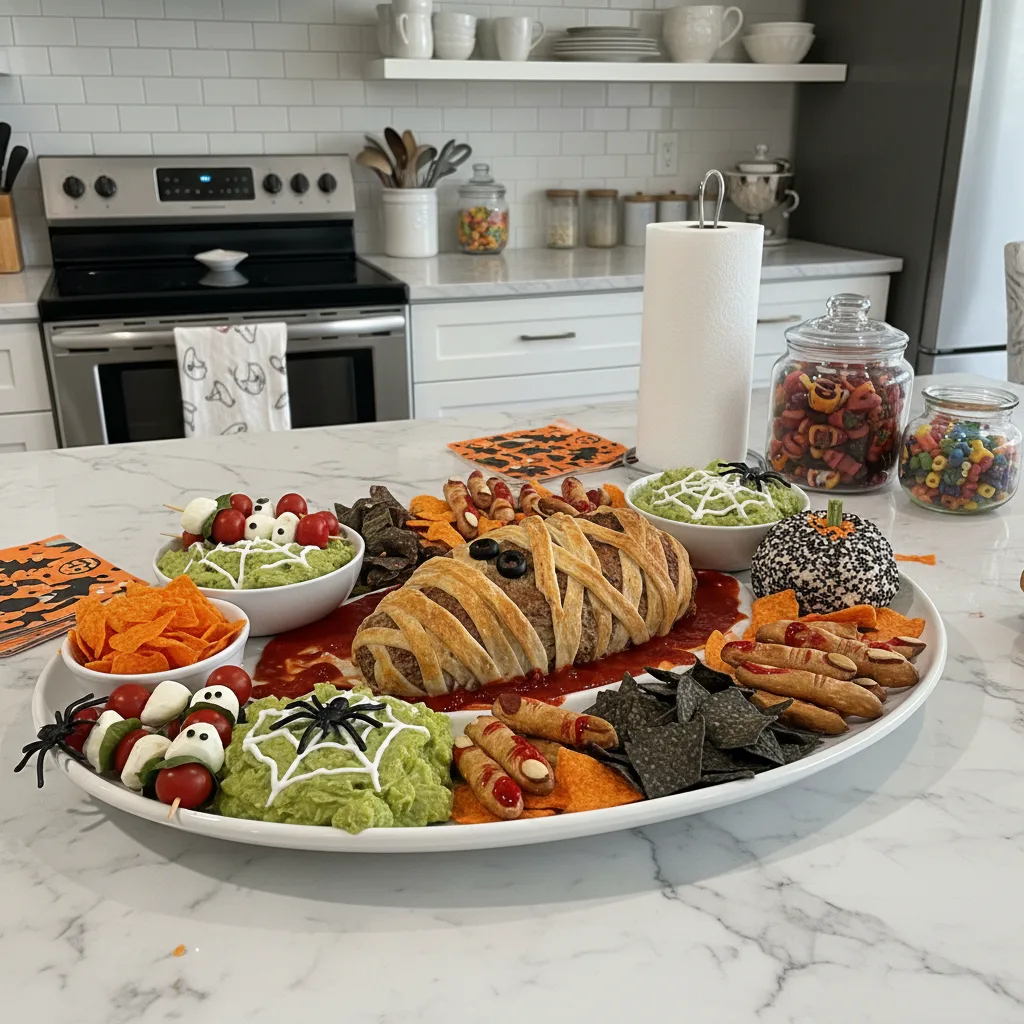 Halloween Food for Party: Monster Meatball Sliders