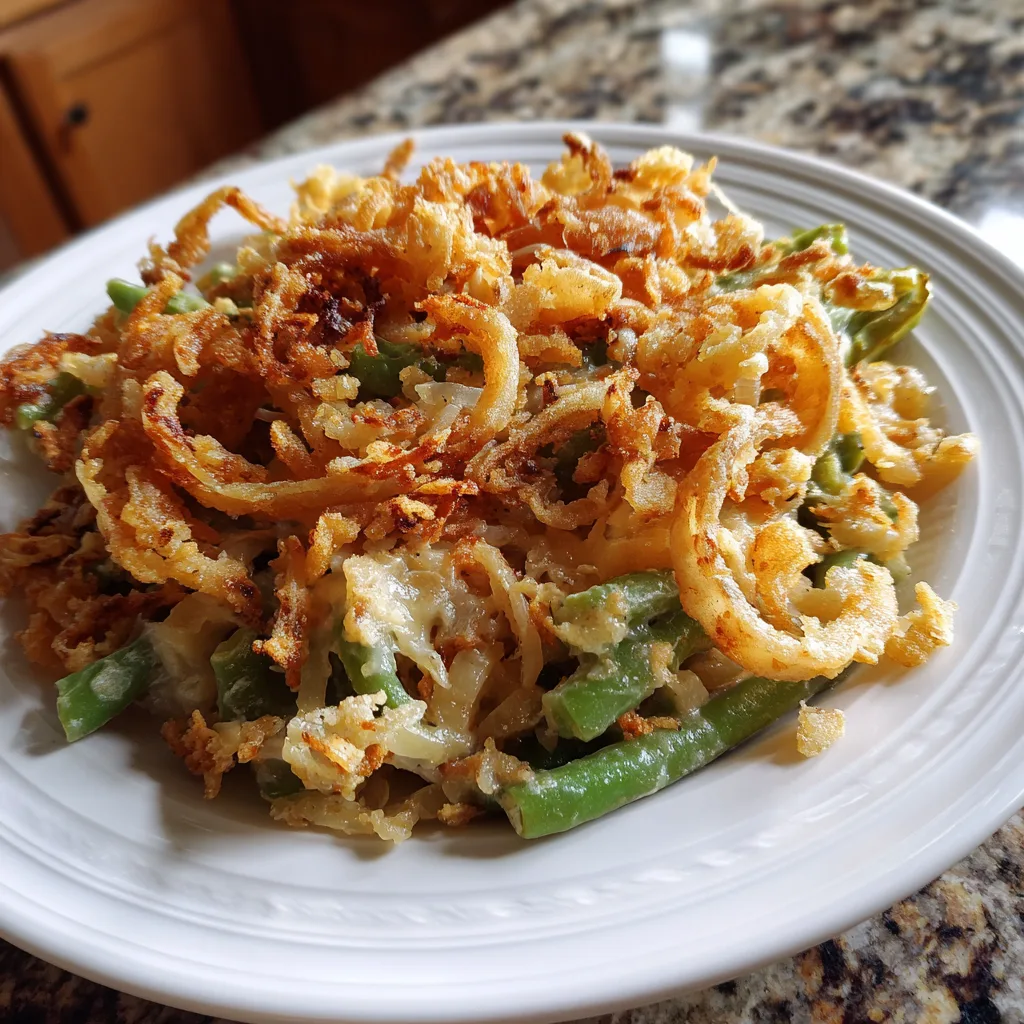Keep Fried Onions Crunchy on Green Bean Casserole