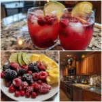 Non-Alcoholic Winter Berry Christmas Punch: My Recipe 6 non alcoholic winter berry christmas punch featured