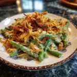 Southern Green Bean Casserole with Crispy Topping 6 southern green bean casserole with crispy topping featured