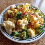 Creamy Summer Christmas Salad: Broccoli & Bacon Delight 6 summer christmas salad creamy broccoli cauliflower featured