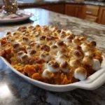 sweet potato casserole with marshmallows featured