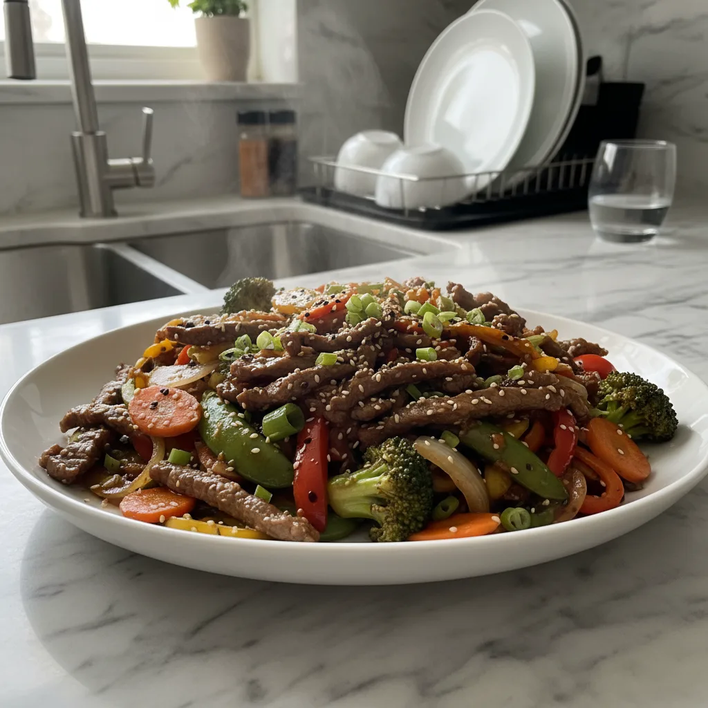 Quick 30-Minute Beef Stir Fry with Vegetables