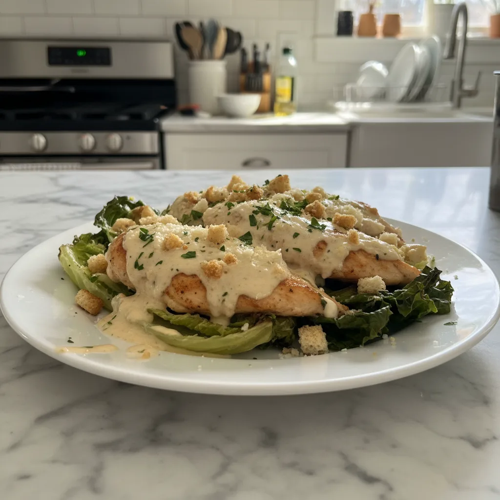 Creamy Baked Caesar Chicken: Easy Weeknight Dinner