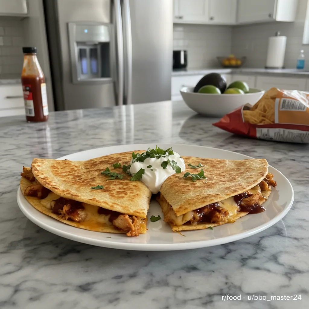 Smoky BBQ Chicken Quesadillas: Quick Weeknight Dinner